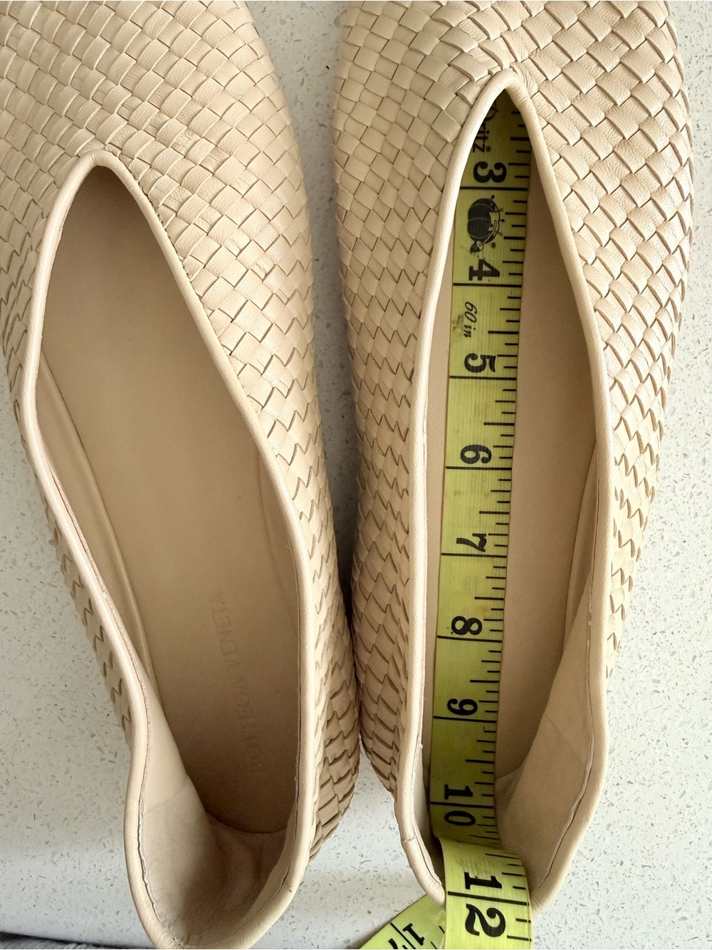 BOTTEGA VENETA Intrecciato Ballet Flats Beige Size EU 39 US 9 - Picture 11 of 12